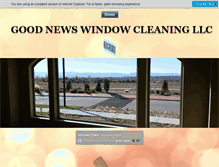 Tablet Screenshot of goodnewswindowcleaning.com